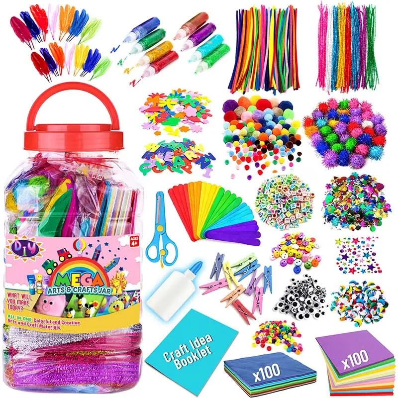 Ndezvipi Zvinhu Zviri Kupa Kukurumbira Kunowedzera kweCollage Arts Vana DIY Art Crafts Pakati peVabereki Vanogadzira uye Vana?