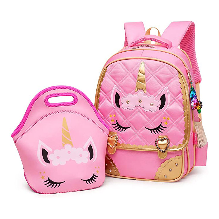 Yakanaka Unicorn Waterproof Princess Student Schoolbag