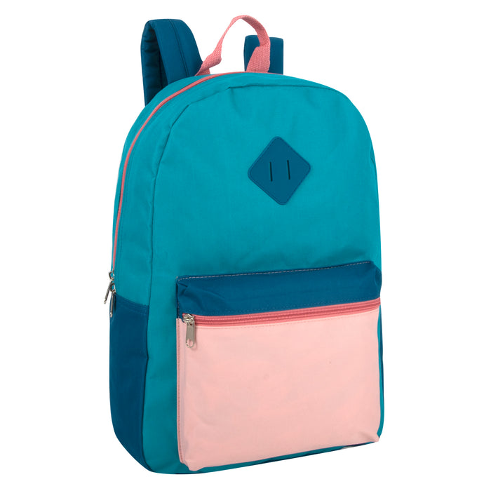 High Capacity Rainbow Color 17 Inch Backpack